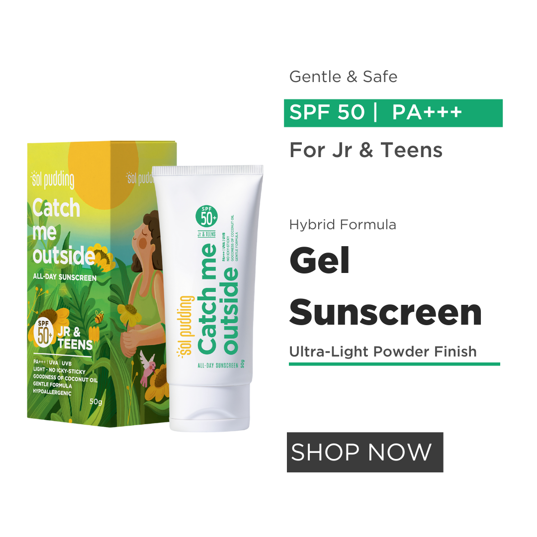 Catch Me Outside – Kids Sunscreen | SPF 50 PA+++ | UVA UVB | Hypoallergenic | All Skin Types | Lightweight | No White Cast | Water Resistant | For Children, Teens & Family | Daily & Swim