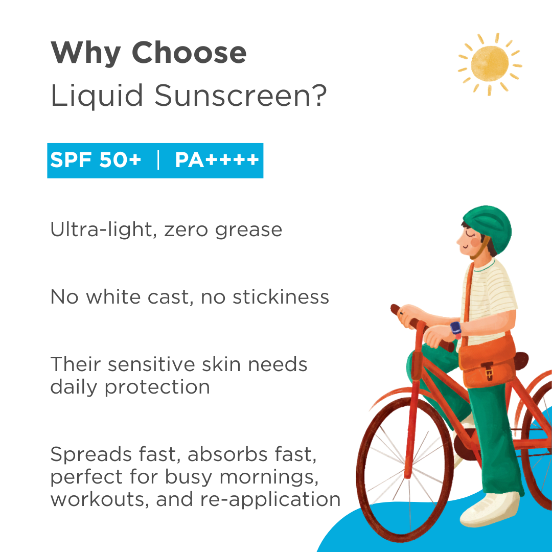 Catch Me In The Mist Liquid Sunscreen Spray | SPF 50 PA++++ | Broad Spectrum UVA & UVB | No White Cast | Fast Absorbing | Lightweight | Alcohol-Free | Paraben-Free | All Skin Types | For Women & Men