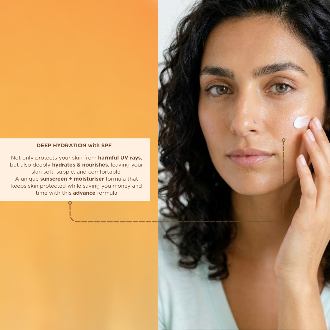 Age Pruuf: Ultra Hydrating Sunscreen SPF 55+& PA+++ A rich protective formula for dry skin