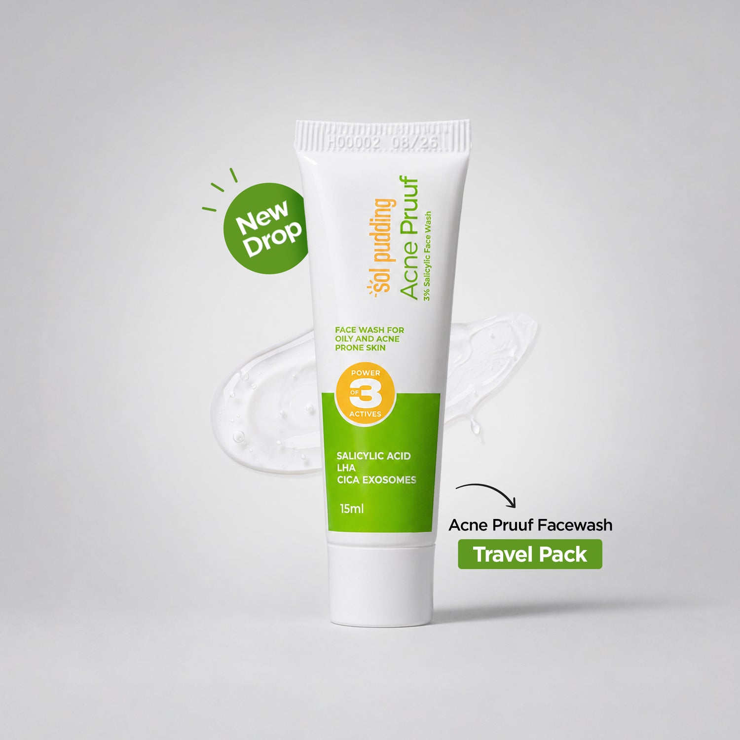 Anti-Acne Facewash - Travel Pack - 15g