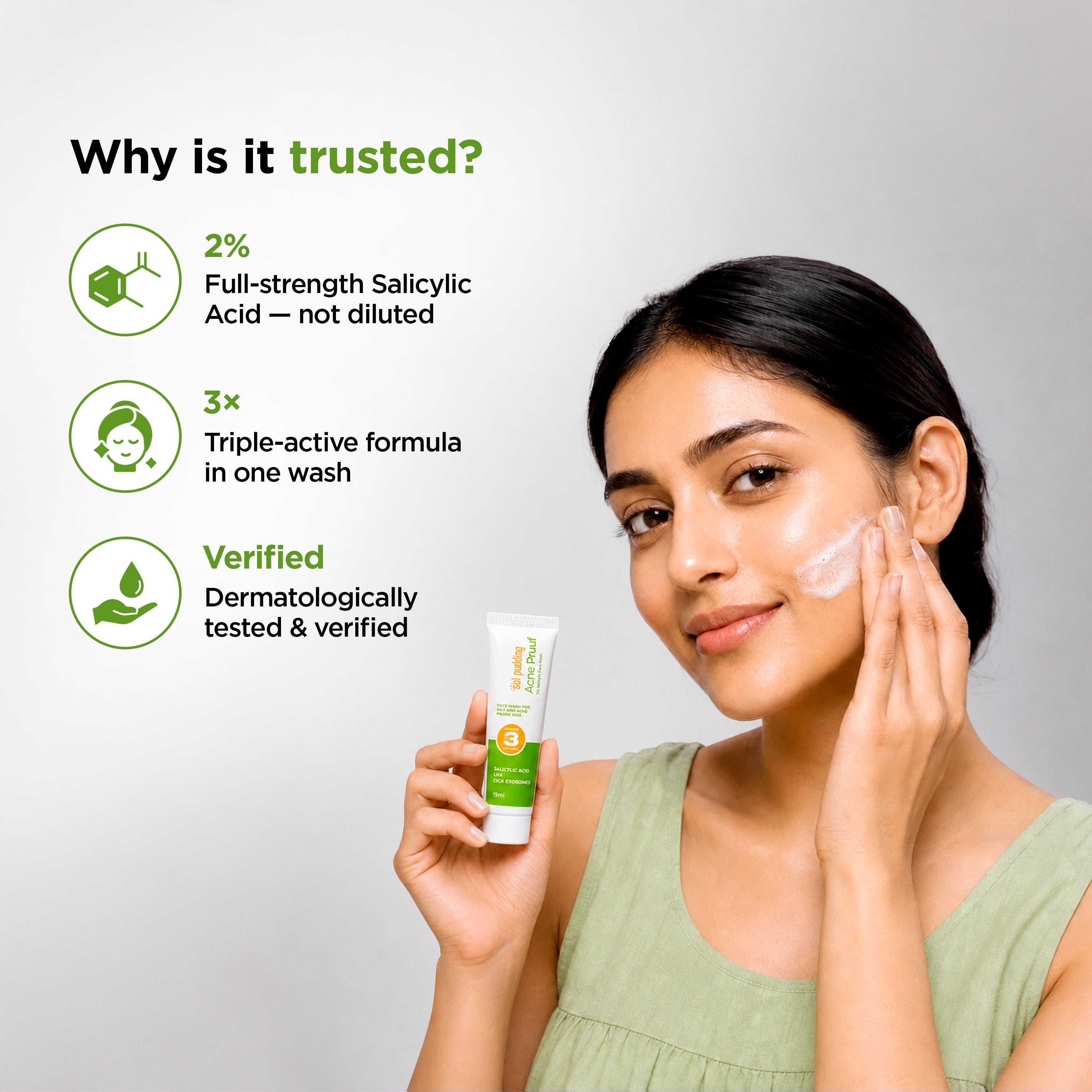 Anti-Acne Facewash - Travel Pack - 15g