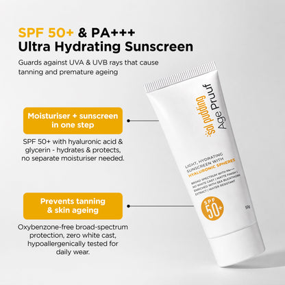 SPF 50+ &amp; PA+++ Ultra Hydrating Sunscreen for Adults