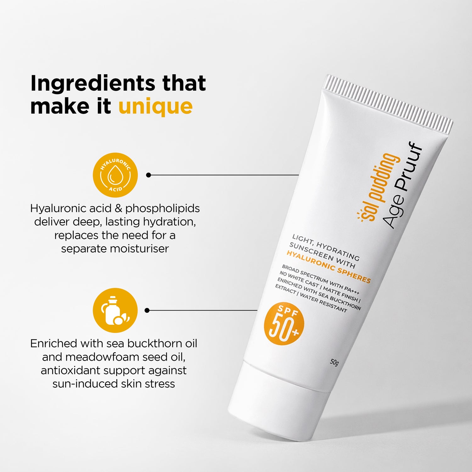 SPF 50+ &amp; PA+++ Ultra Hydrating Sunscreen for Adults