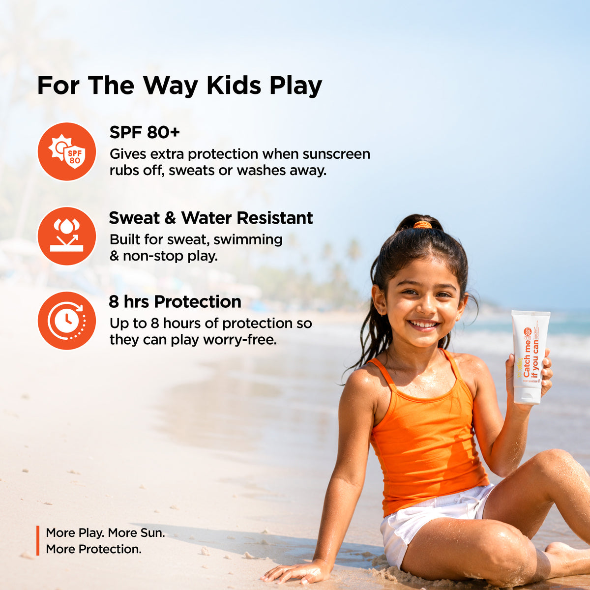 Kids &amp; Teens SPF 80 PA++++ Sports Sunscreen