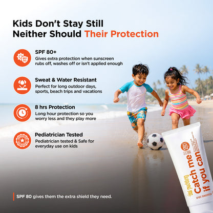 Kids &amp; Teens SPF 80 PA++++ Sports Sunscreen