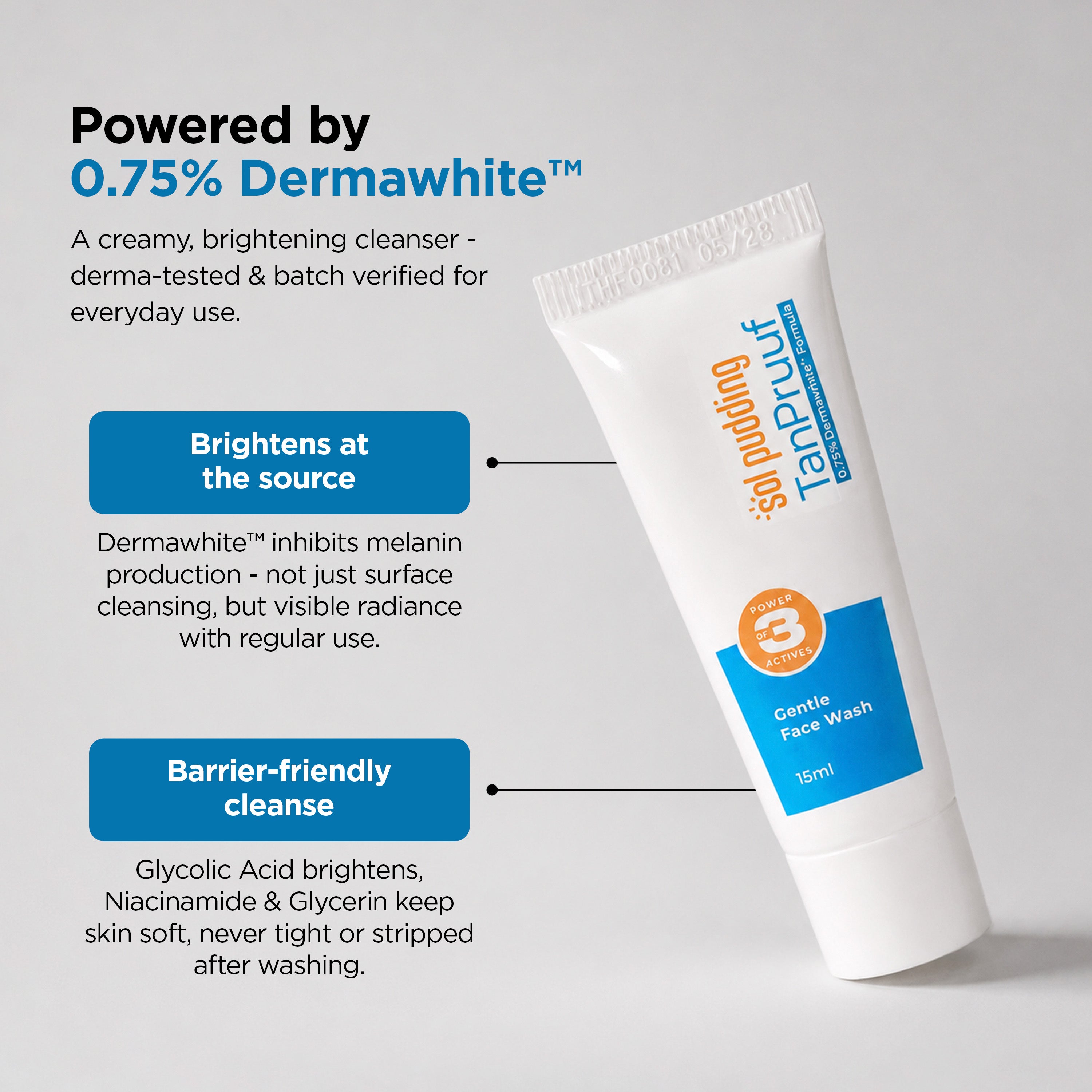 De-Tan Facewash - Travel Pack - 15g