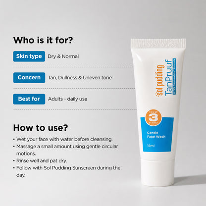 De-Tan Facewash - Travel Pack - 15g
